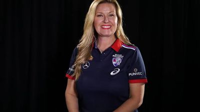 Bulldogs AFLW coach Nathan Burke backs Kylie Watson-Wheeler to become AFL boss after Gillon McLachlan's departure