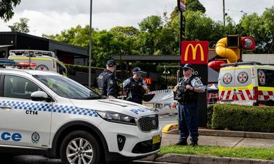 Paramedic who died in stabbing at McDonald’s in Sydney’s south-west was a young father