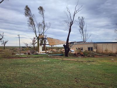 Australia buffeted by record winds as cyclone hits northwest