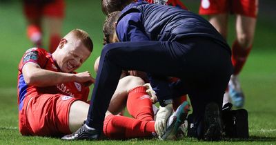 Shelbourne ace Gavin Molloy suffers ankle ligament damage
