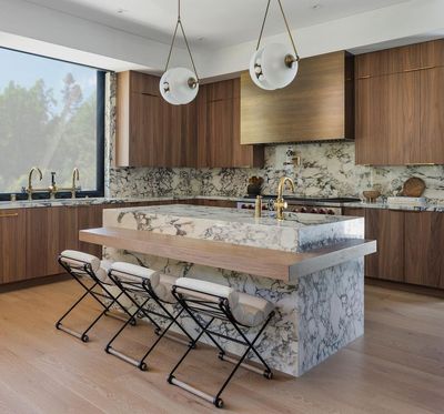 What's the best material for split-level kitchen islands? Designers on getting this luxe decor trend exactly right