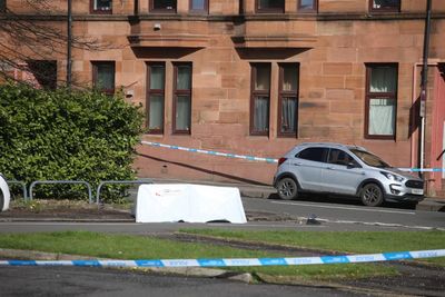 Forensics lock down Scottish street after man dies