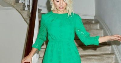 Holly Willoughby wows in 'flattering' M&S green midi dress that's selling fast