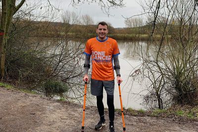 Bone cancer survivor to don crutches for London Marathon to inspire others