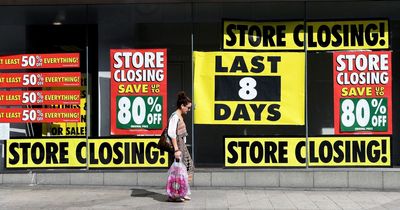 Ten high street stores to shut TOMORROW as two major brands close shops for good