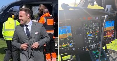 Corrie's Alan Halsall FLIES helicopter back from Aintree after co-star reunion