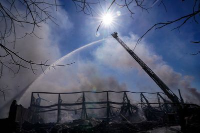 Big Indiana plastics fire is fully extinguished, mayor says