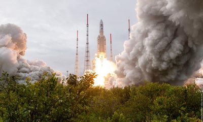 Juice mission blasts off to Jupiter to look for signs of life