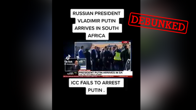 Did Vladimir Putin really defy his arrest order to travel to South Africa? In short, nope