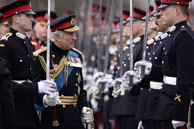 King describes ‘immense pride’ in William and Harry at Sandhurst Sovereign’s Parade