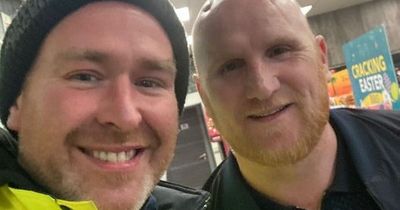 Celtic legend John Hartson spotted at local service station by Glasgow delivery driver