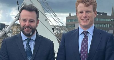 Joe Kennedy 'impressed' on tour of Derry with SDLP leader Colum Eastwood