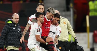 Manchester United suffer huge double injury blow as updates given on Lisandro Martinez and Raphael Varane