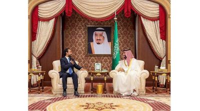 Saudi Crown Prince, Iraq's Speaker of Parliament Review Brotherly Relations