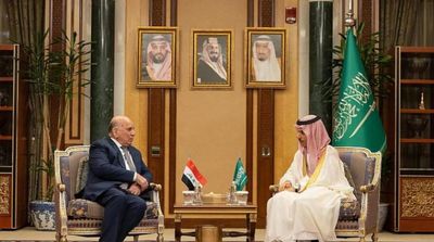 Prince Faisal bin Farhan Holds Talks with Iraq's Foreign Minister