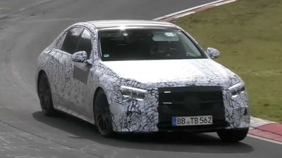 Watch 2024 Mercedes-Benz E-Class Do Hot Laps At Nurburgring Before Debut