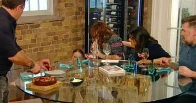 BBC Saturday Kitchen chaos after guest falls on the floor live on air