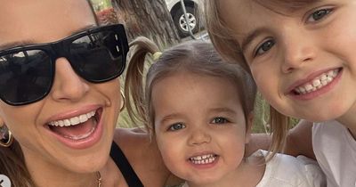 Vogue Williams says kids have 'sucked the life' out of her on holiday as Otto 'hasn't stopped crying'