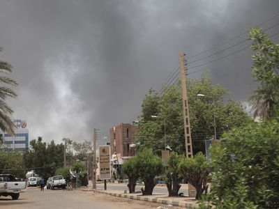 Gunfire and explosions erupt across Sudan's capital as military rivals clash