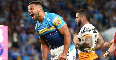 Kruise Leeming scores first NRL try as impressive stint down under continues