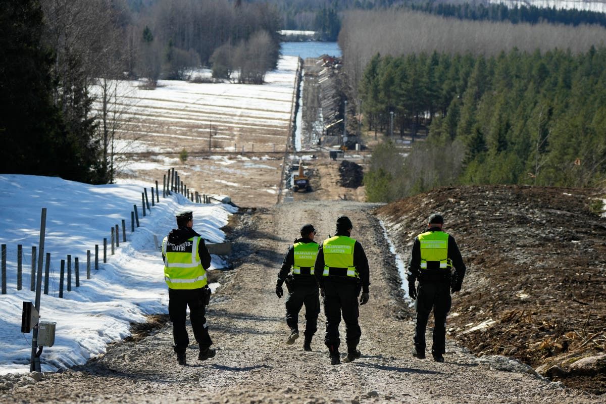 NATO Member Finland Breaks Ground On Russia Border   Finland Russia Border Fence  21081 