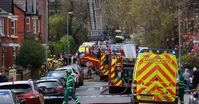 Person pulled from smoking wreckage after 'explosion'