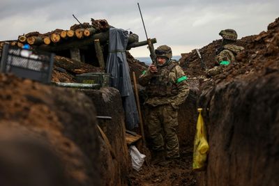 In east Ukraine, holding the line, waiting to attack