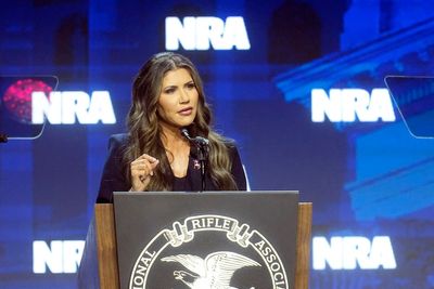 Governor Kristi Noem ‘reassures’ NRA crowd that her 2-year-old granddaughter ‘already’ has multiple guns