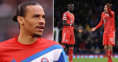 Leroy Sane shows busted lip from Sadio Mane bust-up for first time as Bayern stumble again