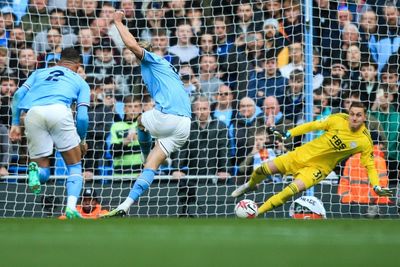 Haaland equals Premier League goals record as Man City close on Arsenal