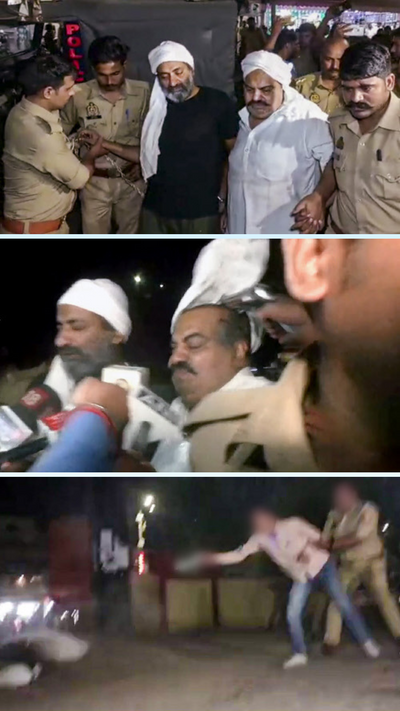 Gangster Atiq Ahmad, brother shot dead in Prayagraj