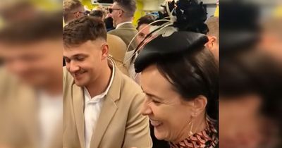 Grand National racegoers break out in song on train home from Aintree