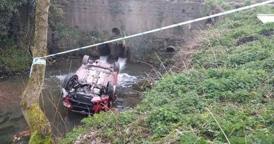 Teen 'lucky to be alive' after car plunges into river in horror crash