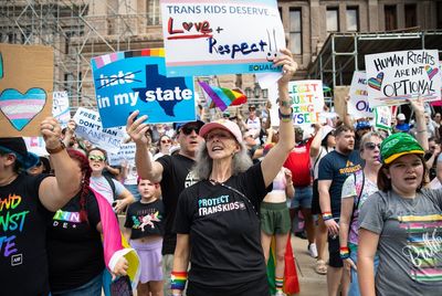 Terrified and angry, LGBTQ Texans and allies rally at Capitol to protest bills targeting queer community