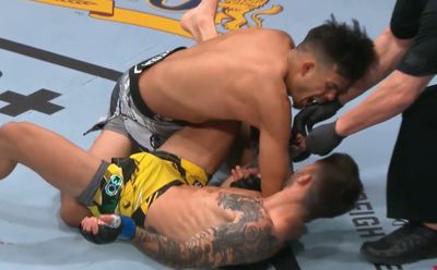 UFC on ESPN 44 video: Brandon Royval torches Matheus Nicolau in first with brutal strikes