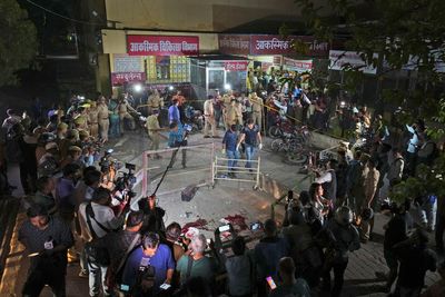 Former Indian lawmaker, his brother fatally shot live on TV