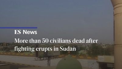 Almost 60 civilians dead after fighting erupts in Sudan