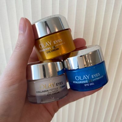 I just put every Olay eye cream to the test to try and tackle my dark circles and puffiness