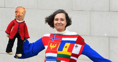 Eurovision fan on a mission to pap this year's acts with a knitted Graham Norton