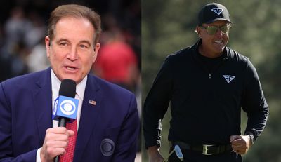 'There Was No Effort To Hide Him At All' - Nantz Defends Mickelson Masters Coverage