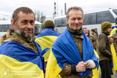 ‘An Easter exchange’: 130 Ukrainian prisoners of war freed