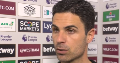 Mikel Arteta hits out at Arsenal stars and makes title admission after West Ham draw