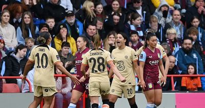 Sam Kerr on target as Chelsea reach third successive Women's FA Cup Final with Villa victory