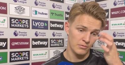 Martin Odegaard sends message to Man City after Arsenal's title hopes take another hit