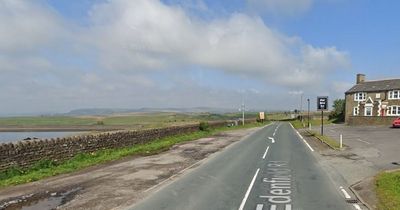 Motorcyclist rushed to hospital with serious injuries as police block off main road after crash