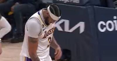 Los Angeles Lakers sweating Anthony Davis' injury status as star exits NBA Play-Off game