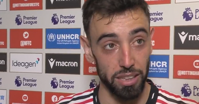 What Bruno Fernandes told Keylor Navas after Manchester United win vs Nottingham Forest