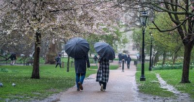 UK weather: Gloomy spring showers set to return this week before 'mini heatwave' of 20C