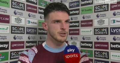 Declan Rice comments on Arsenal "friendships" speak volumes after transfer audition