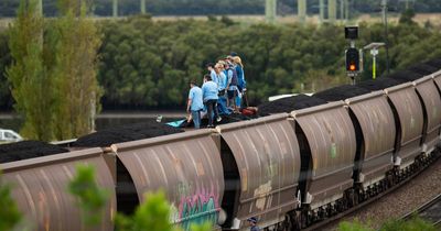 One of 50 charged after coal train climate protest granted bail